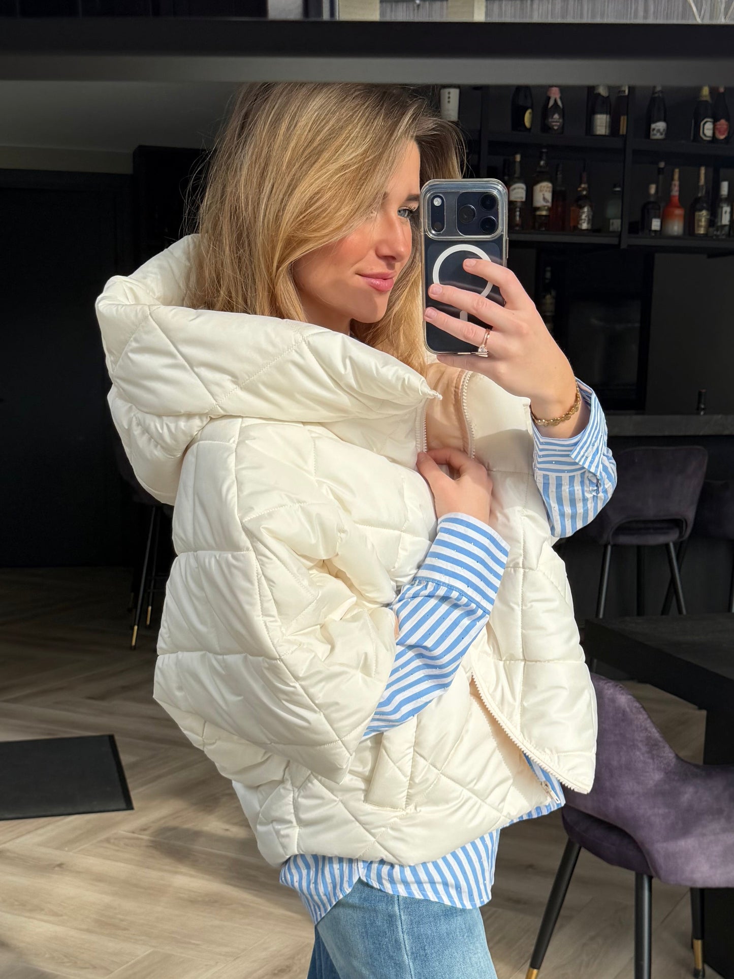 Coco bodywarmer ecru