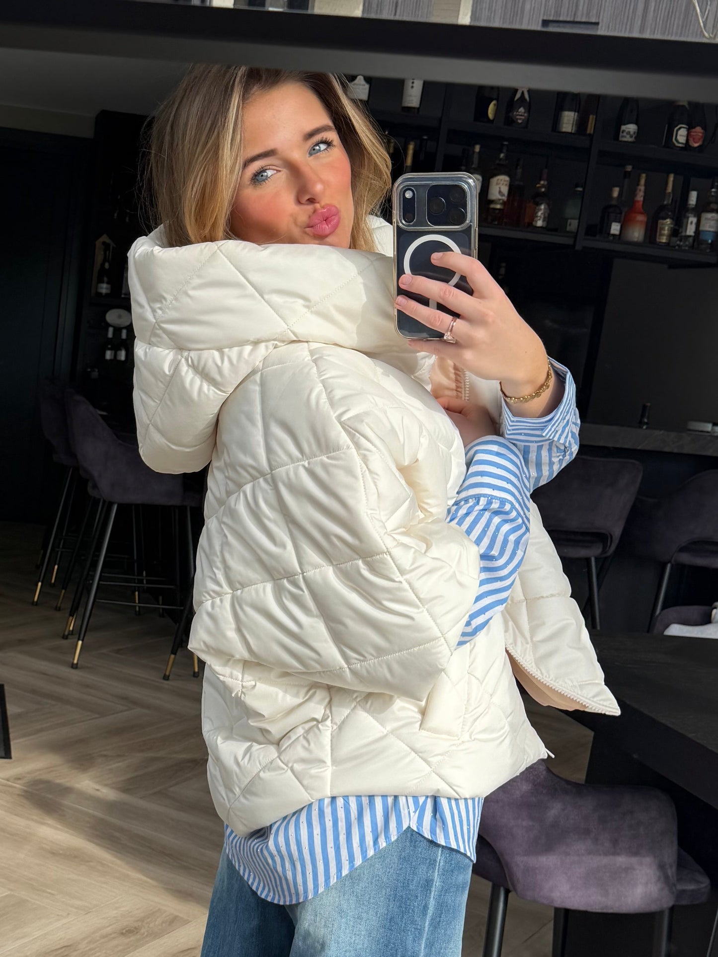 Coco bodywarmer ecru