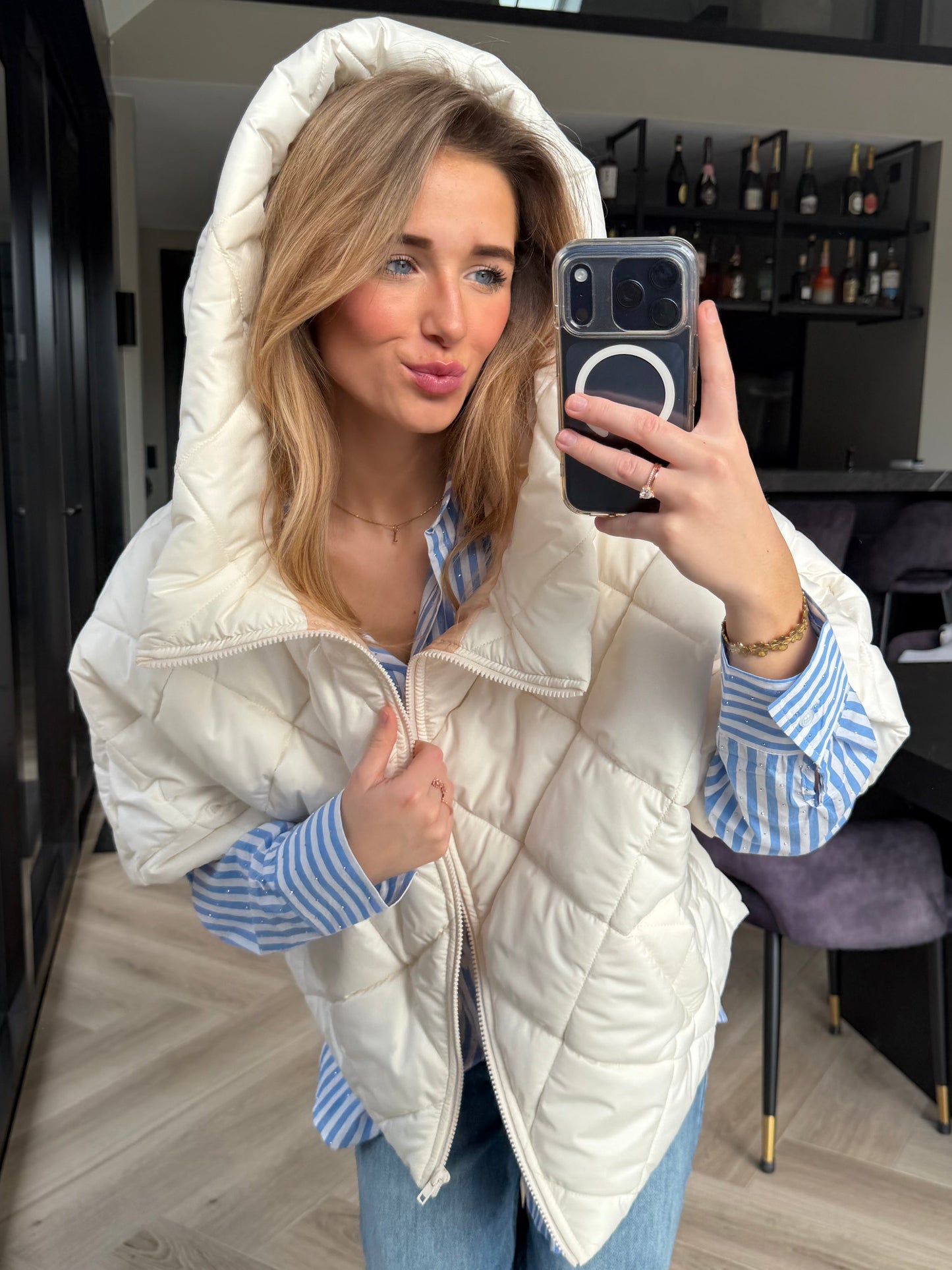 Coco bodywarmer ecru
