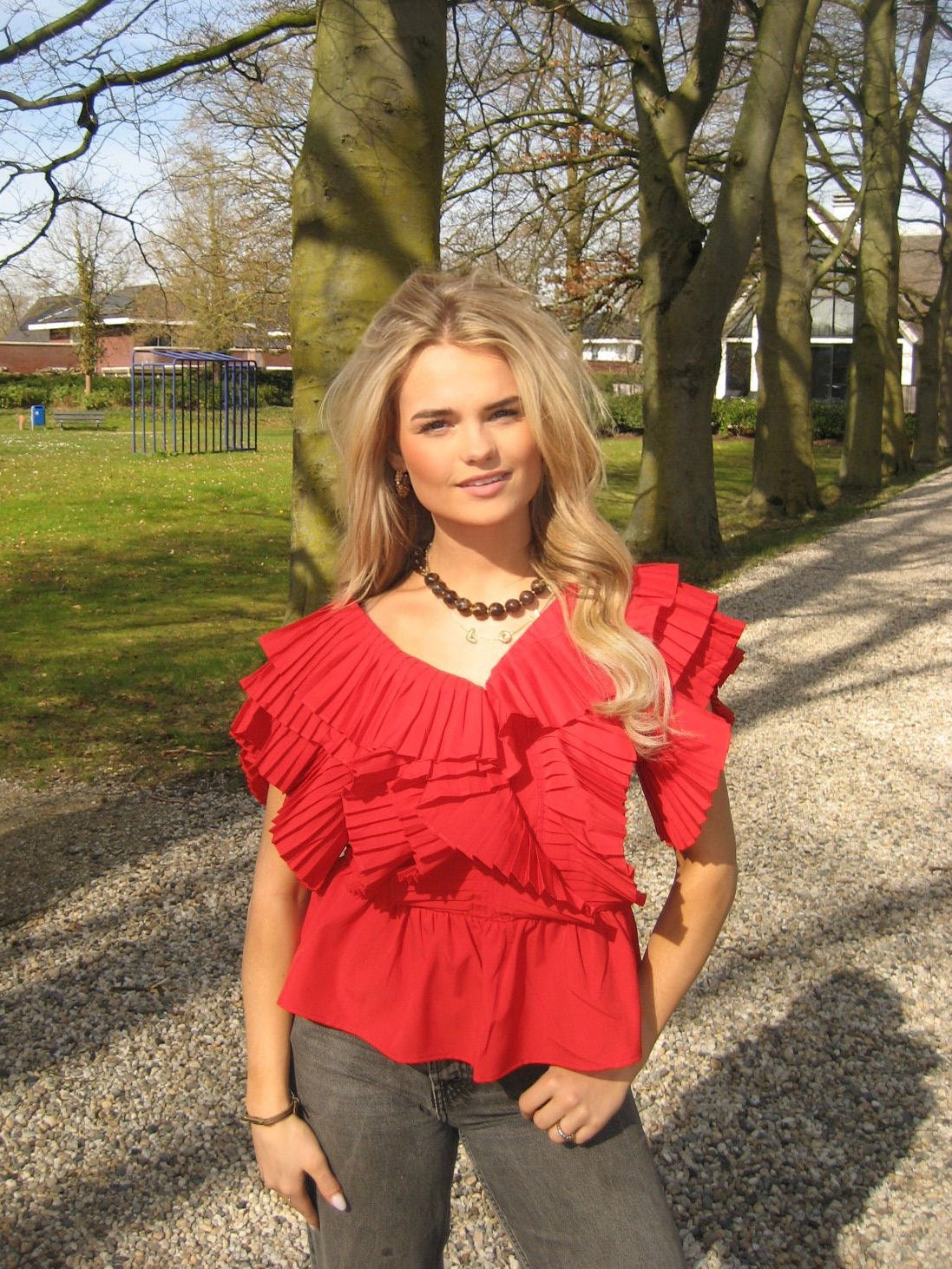 Isabel top rood