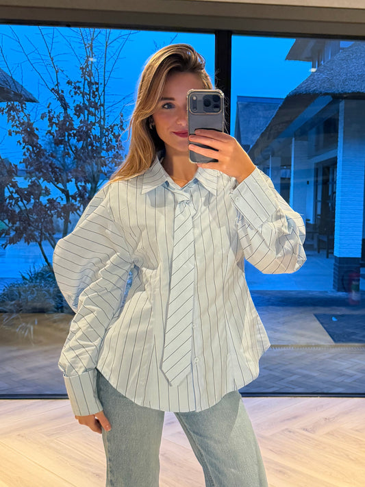 Mimi blouse blauw