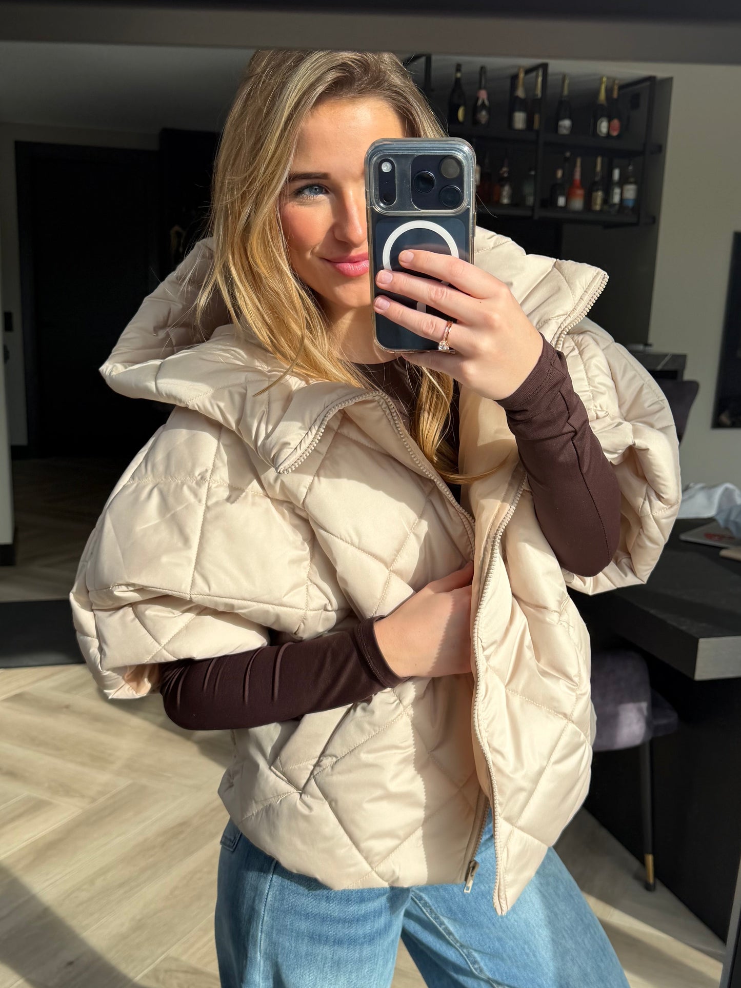 Coco bodywarmer beige