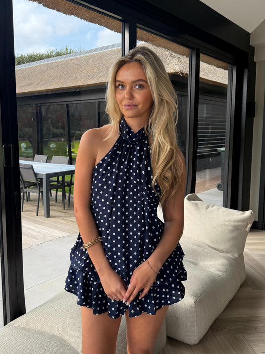 Lily polka dot jurk
