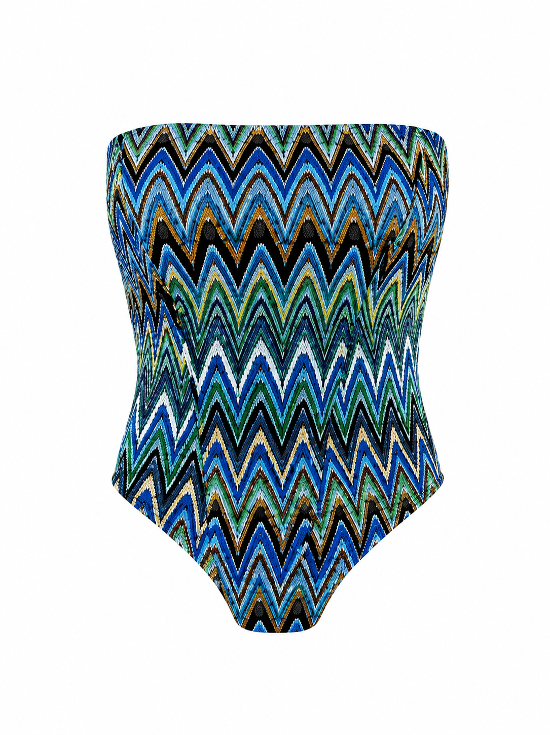 Zigzag top blauw (pre order 1 week)