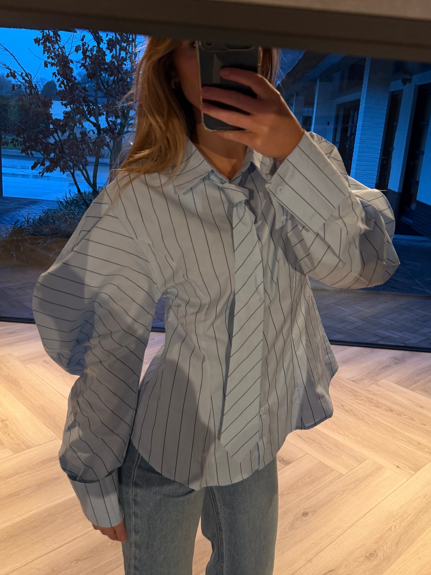 Mimi blouse blauw